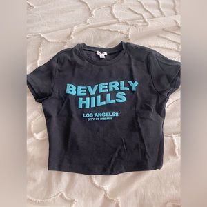 Garage Graphic Cropped Baby Tee